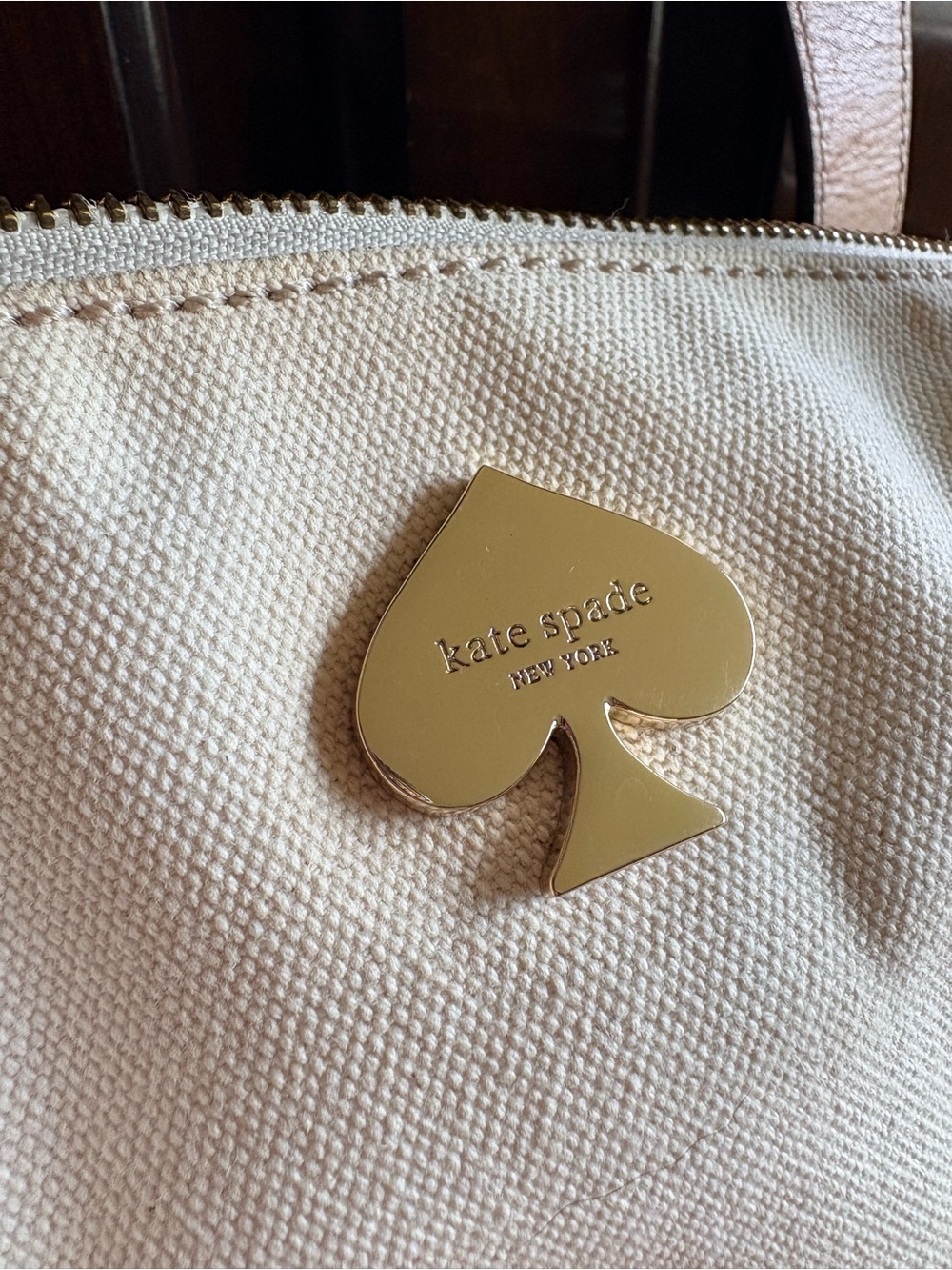 Kate Spade Cream and Red 'Eat Cake For Breakfast' XL Tote - Picture 3 of 16